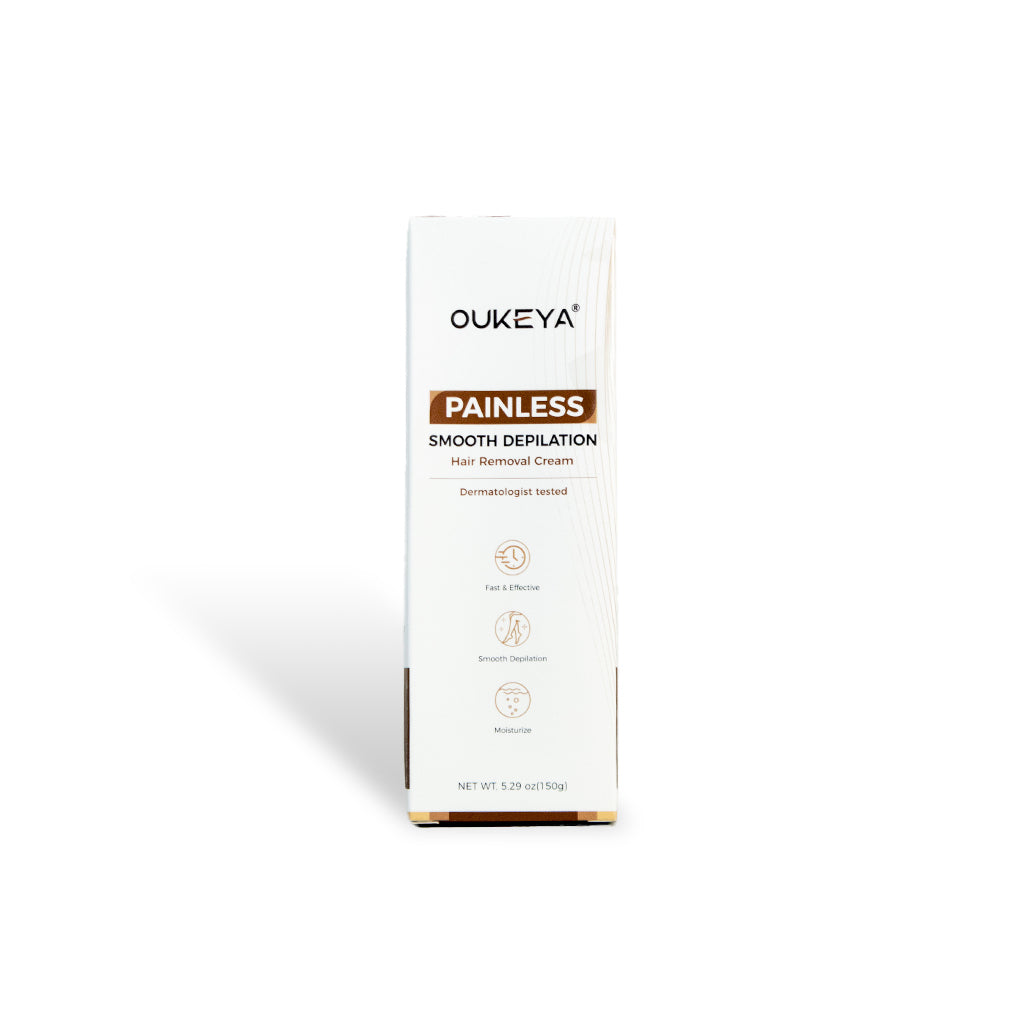 Skin-repairing hair removal formula with Centella Asiatica, Aloe Vera, and Chamomile to prevent redness.