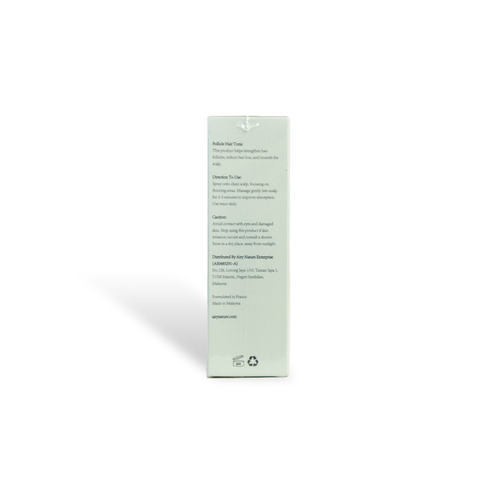 Minoxidil-free and KKM-certified hair tonic, safe for breastfeeding mothers and individuals with sensitive scalps.