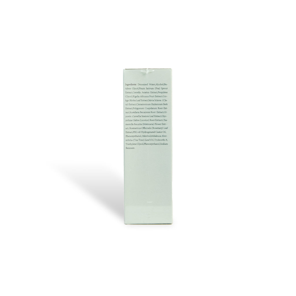 Cooling and refreshing hair tonic to relieve scalp itchiness, dandruff, and sensitivity.