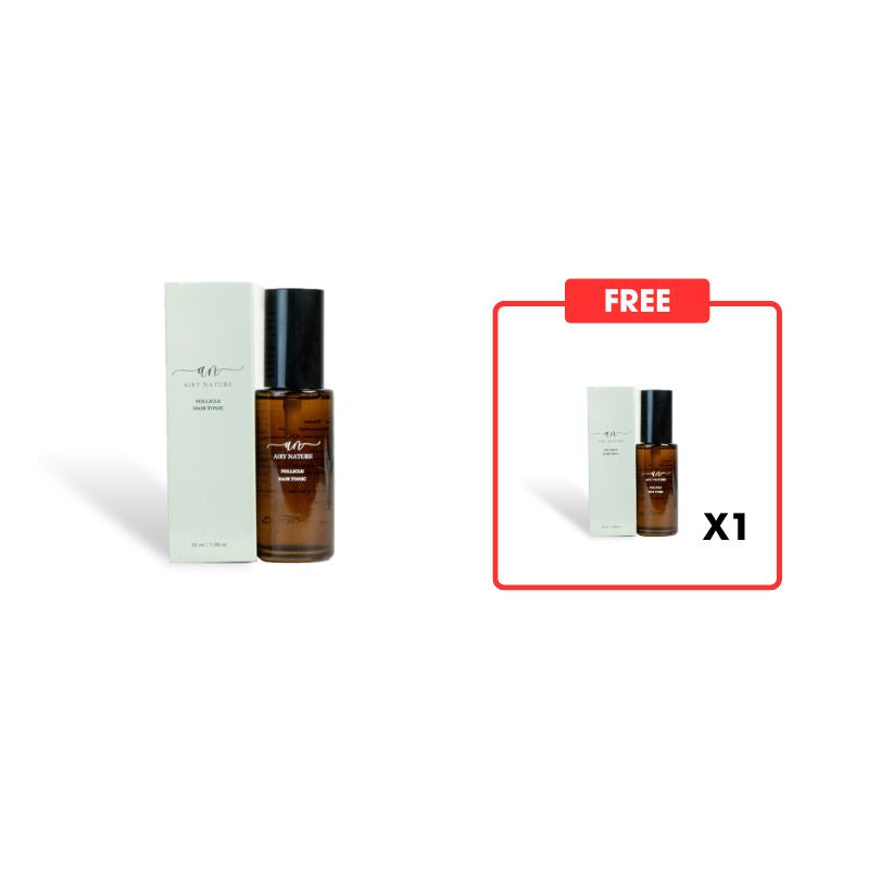 Airy Nature Follicle Hair Tonic promotion bundle: Buy 1 bottle and get 1 free.