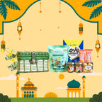 Wellness combo in Ria Harmoni set: 2 bottles of Ginseng Bird's Nest and 2 sachets of Bite & Bright Mixed White Chocolate Strawberry Beauty Collagen Bar.