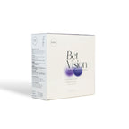 Eye care formula featuring the golden ratio of Lutein and Zeaxanthin, Blackcurrant anthocyanins, and Acerola Cherry for night vision.