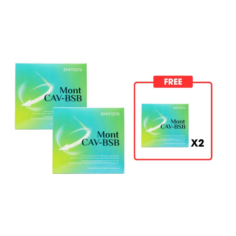 SHIYONI Mont CAV-BSB promotion bundle: Buy 2 boxes and get 1 free.