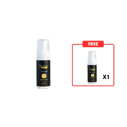 Takahiro Men's Intimate Dual Protection Cleansing Mousse promotion bundle: Buy 1 get 1 free.