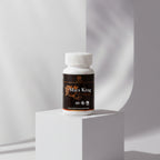 Infographic showing TruHerbs Maca King 4x potency compared to standard Maca products for kidney health and libido.