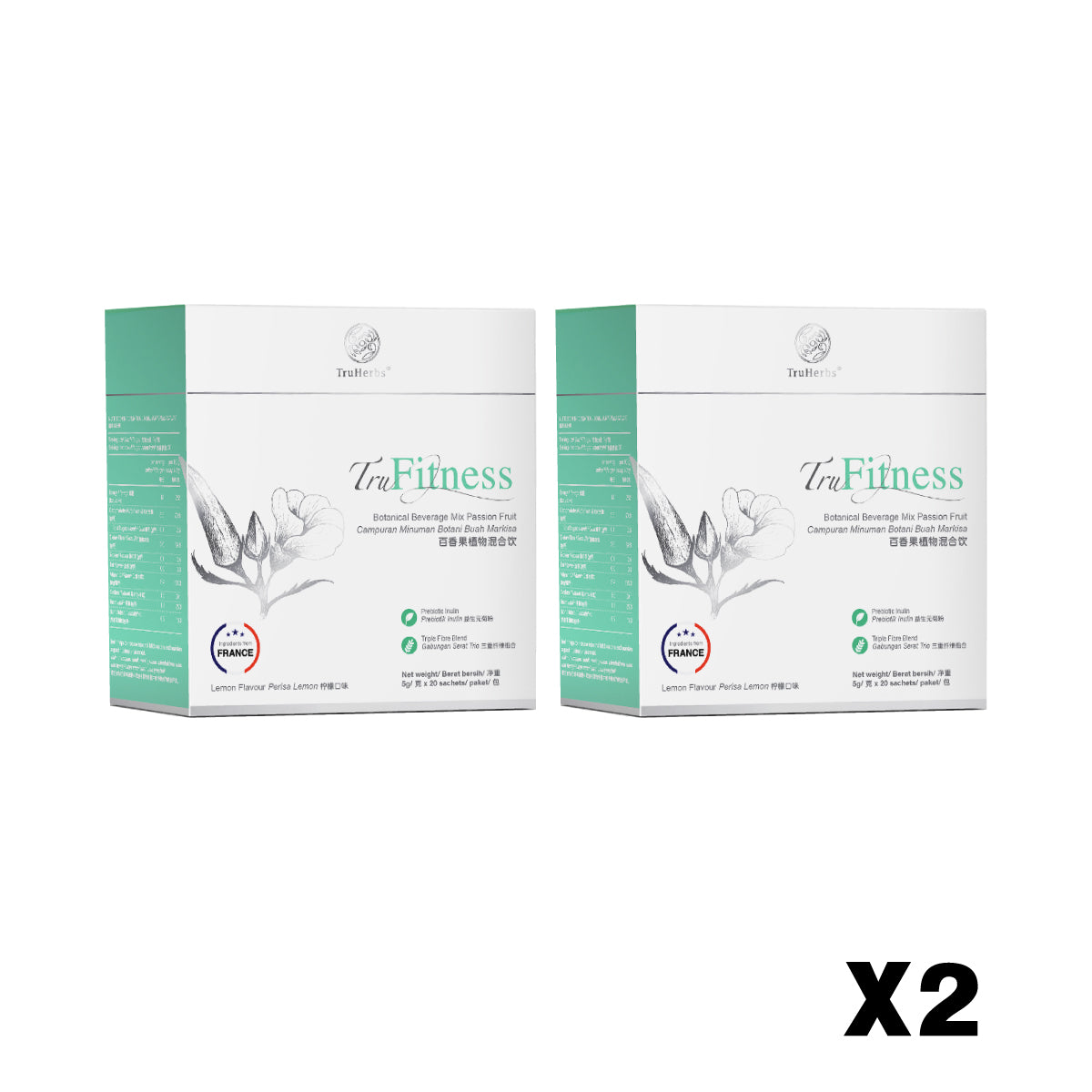Truherbs Trufitness All-in-one Weight Management Beverage - Formulated from FRANCE