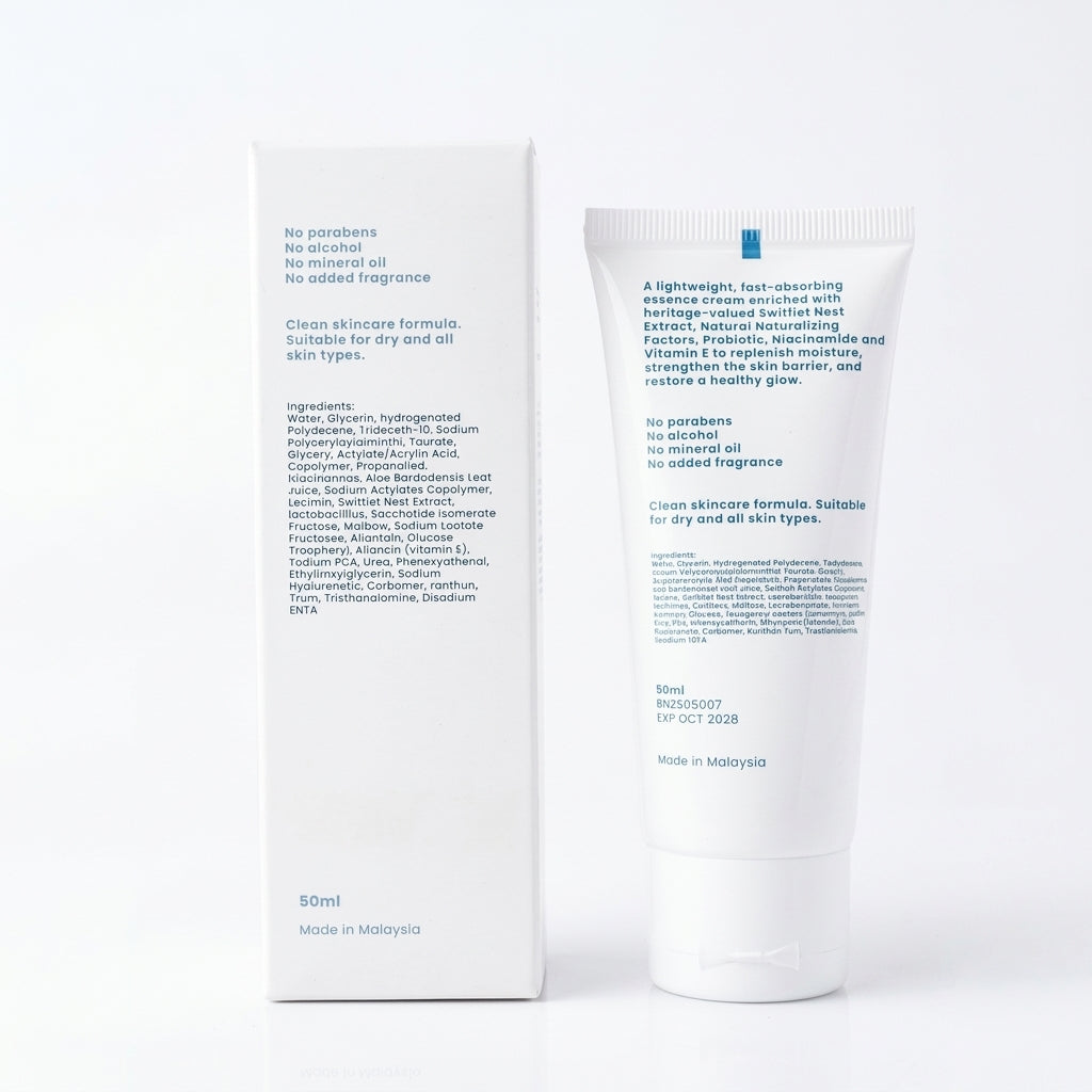 Wellnest Ritual Essense Cream - Clean Skincare with Swiftlet Nest Extract