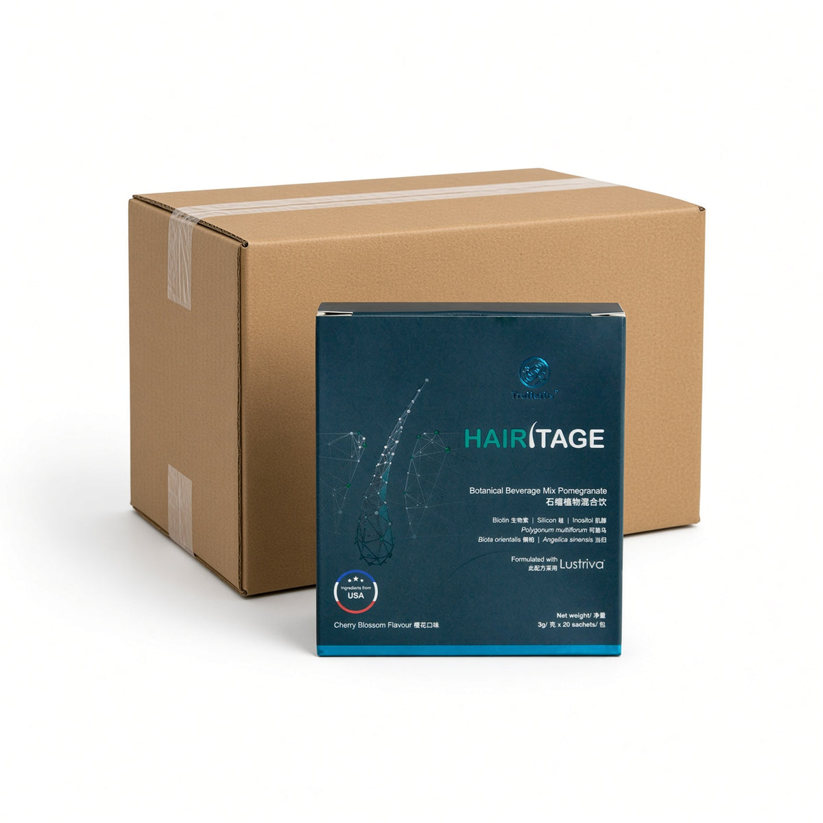 Wholesale TruHerbs Hairitage Botanical Beverage | Hair Support Formula