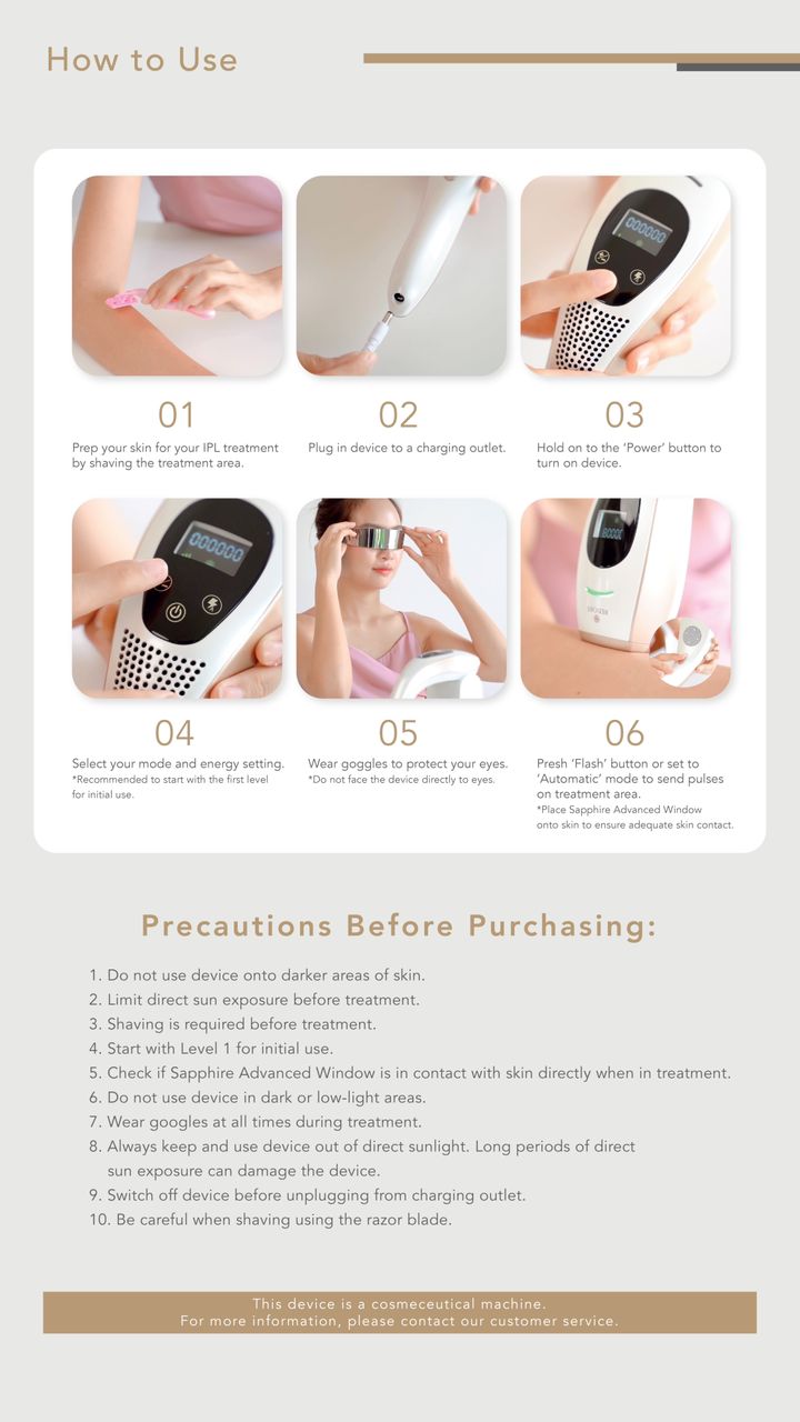 REBORN Sapphire Cooling Hair Removal Machine